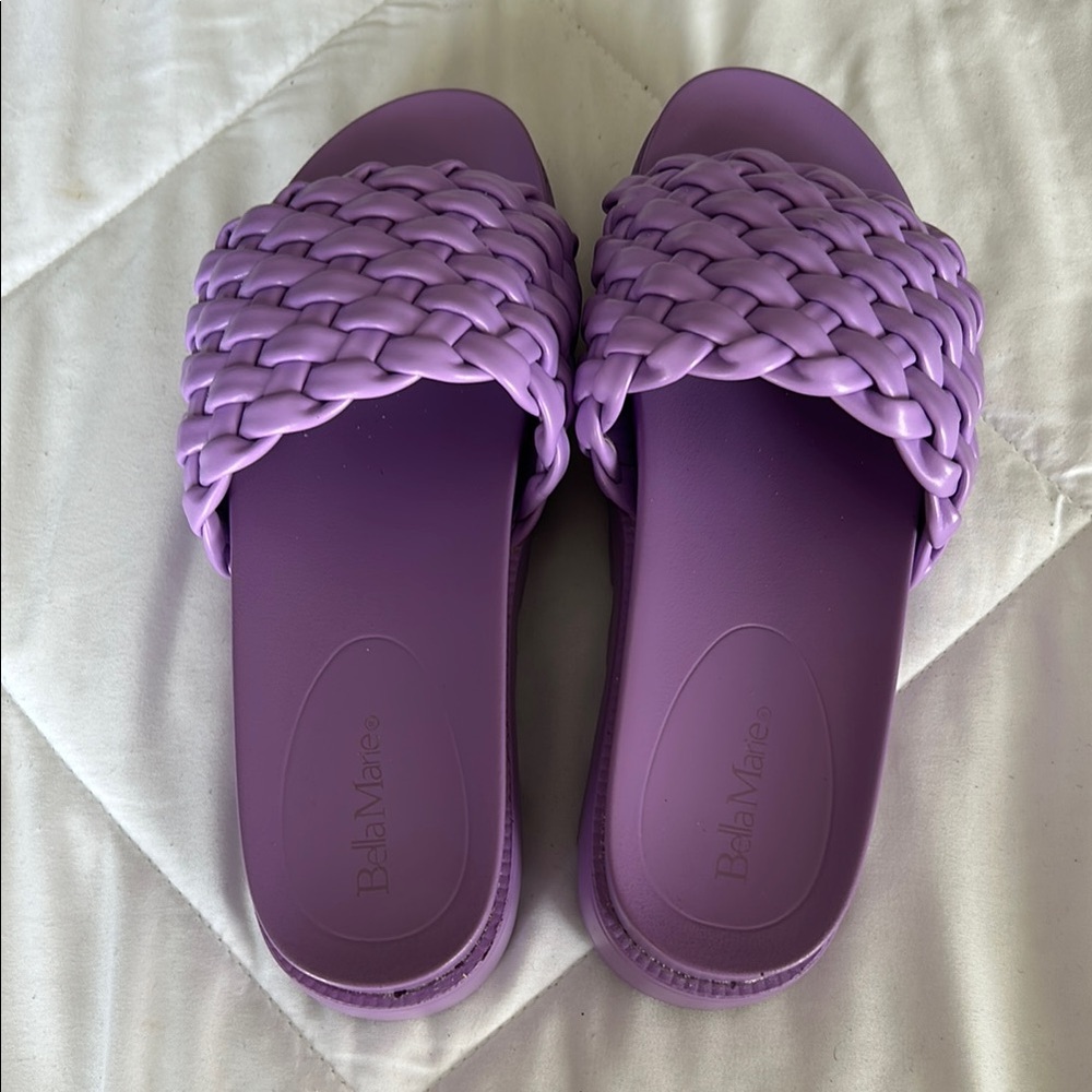 Bella Marie Purple Sandals with Ventilation